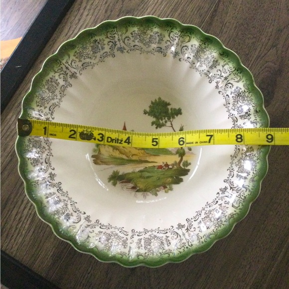 Beautiful vintage American Limoges bowl, Platinum French Chateau, warranted PLAD - Picture 5 of 7